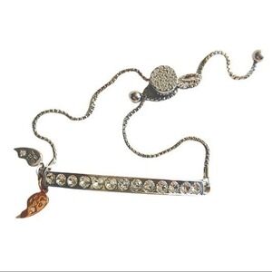 Signed IBB CN silver adjustable friends forever bracelet